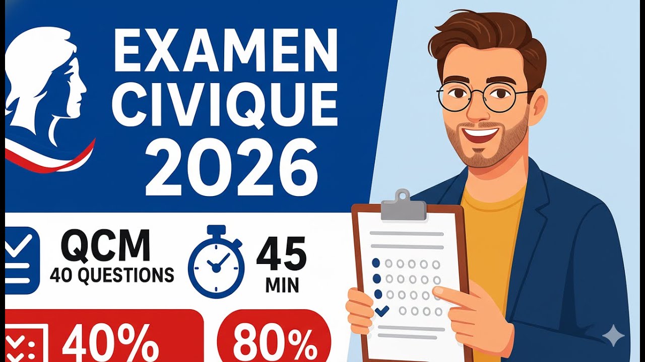 Examen civique 2026 🇫🇷 : Naturalisation & titres de séjour