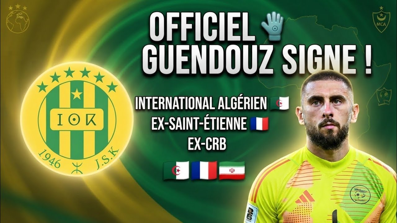 OFFICIEL : Alexis Guendouz, international algérien, signe à la JSK 